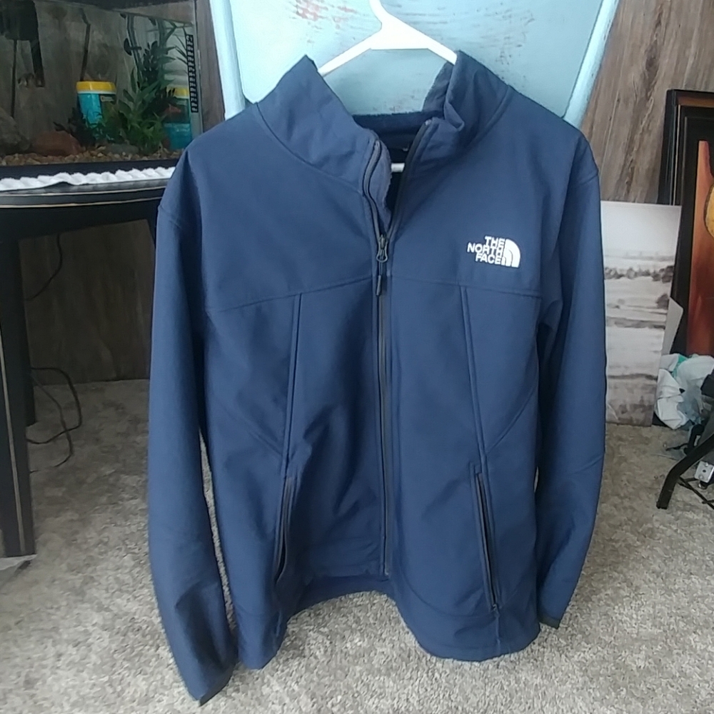 Blue North Face Weatherproof Spring Jacket